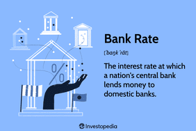 Bank Rate: The interest rate at which a nation's central bank lends money to domestic banks.