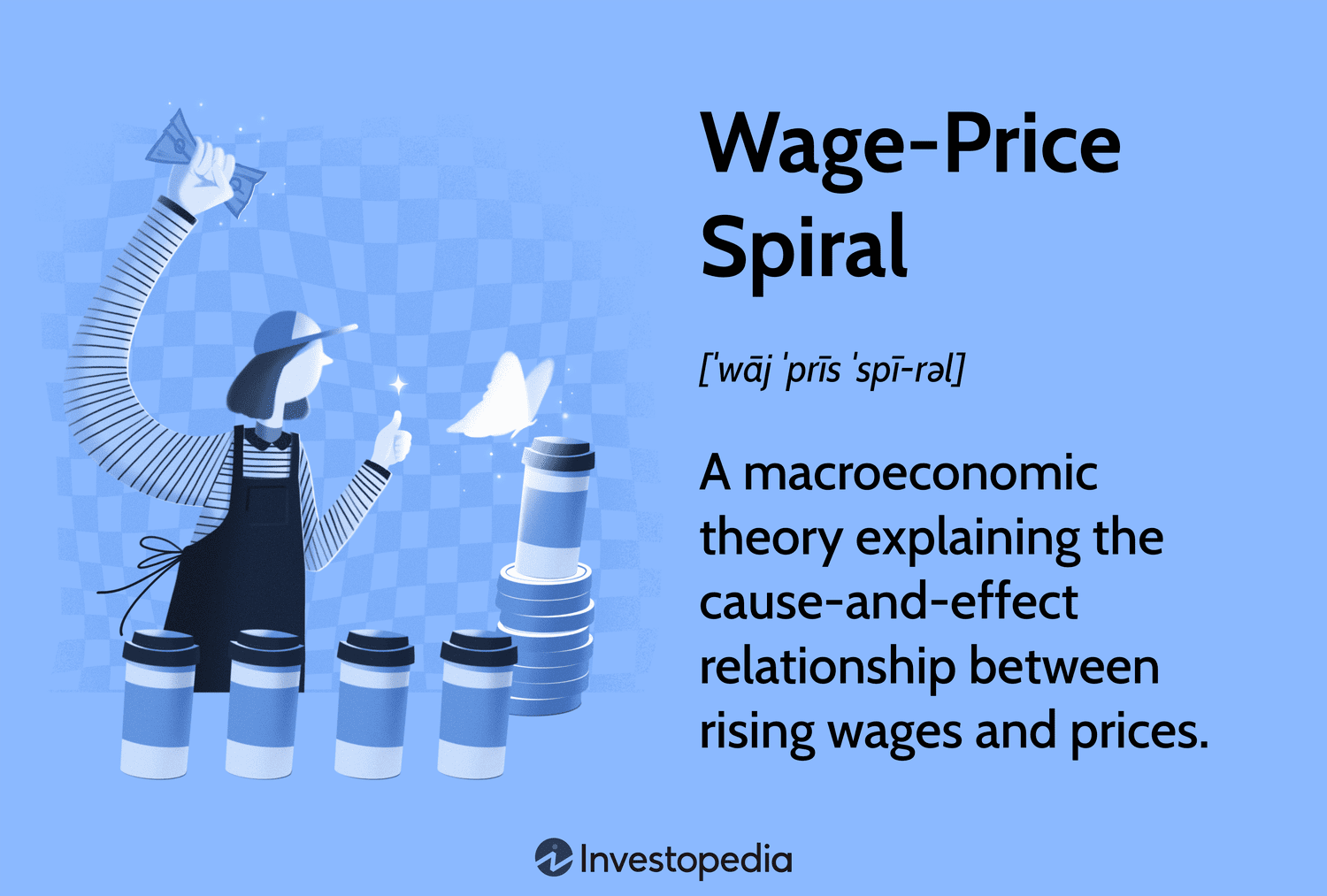 Wage-Price Spiral: A macroeconomic theory explaining the cause-and-effect relationship between rising wages and prices.