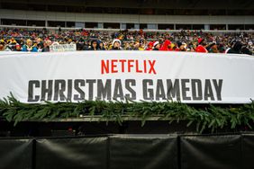 Netflix Christmas Gameday sign