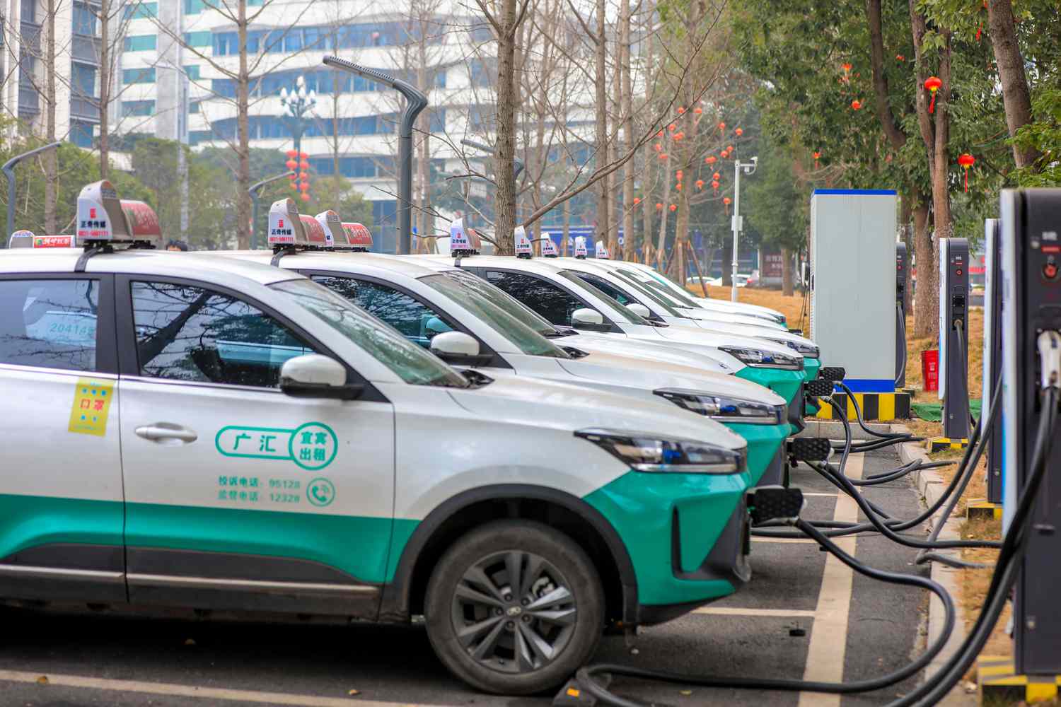 EV charging station in China