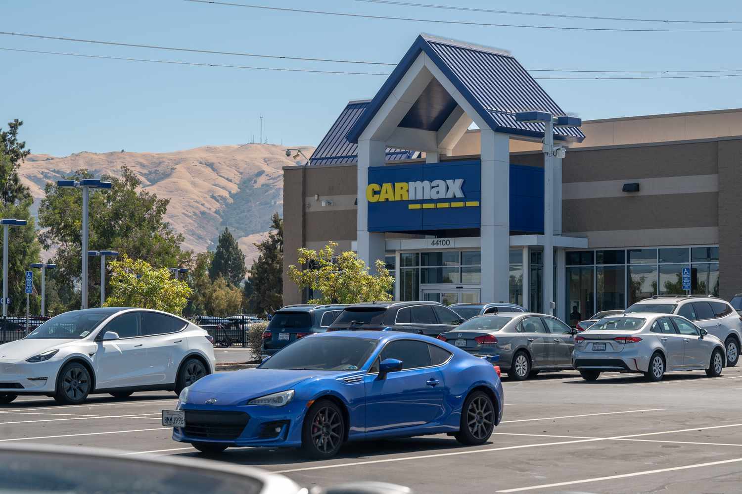 A CarMax location in Fremont, California,