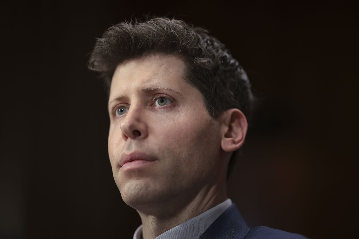 Samuel Altman, CEO of OpenAI, appears for testimony before the Senate Judiciary Subcommittee on Privacy, Technology, and the Law May 16, 2023 in Washington, DC.