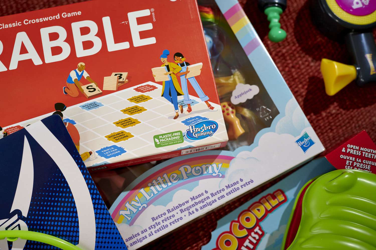 Hasbro toy boxes
