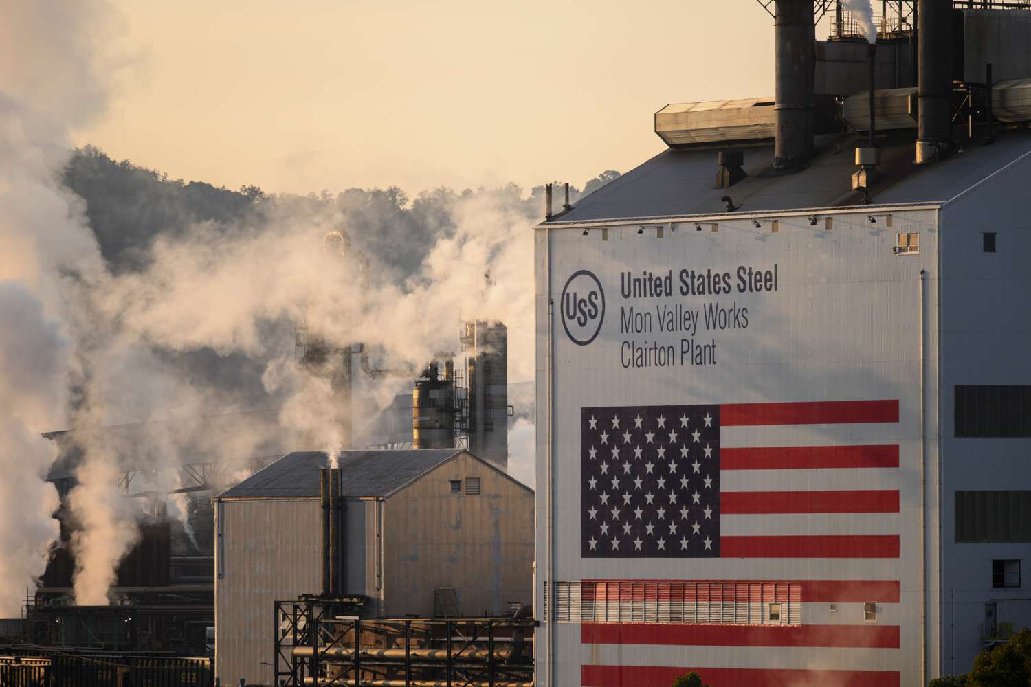United States Steel facility in Clairton, Pennsylvania.