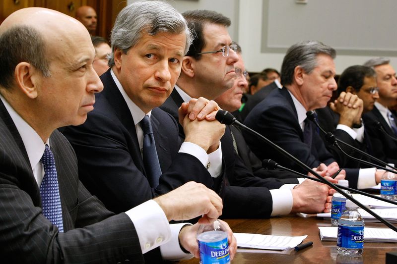 Bankers who took the bailout