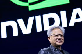 Jensen Huang, co-founder and chief executive officer of Nvidia Corp., during the Computex conference in Taipei, Taiwan.