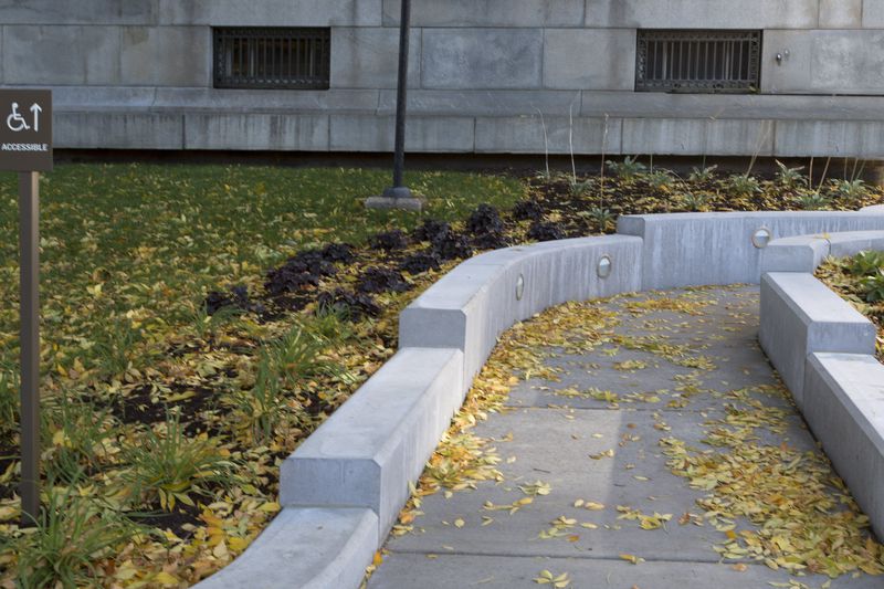 Wheelchair ramp at Minneapolis Federal Building, Minneapolis, Minnesota