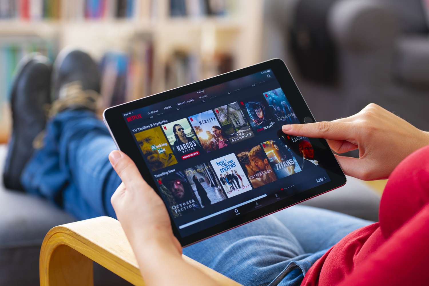 Netflix menu