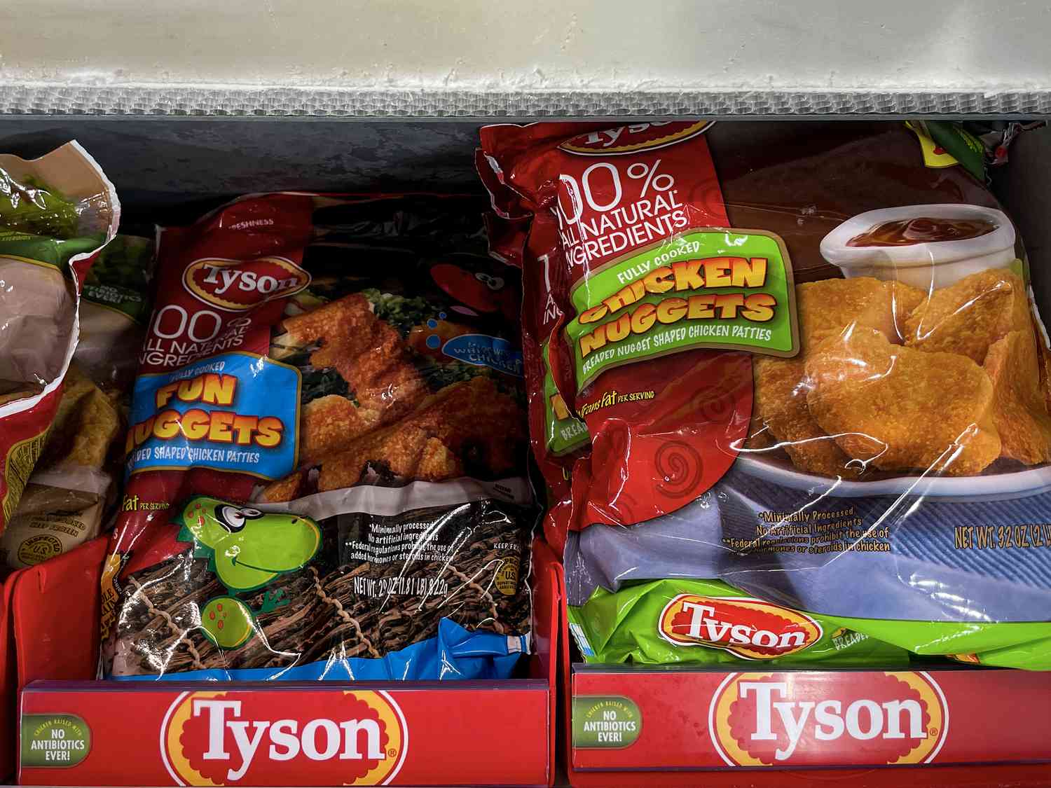Tyson food frozen chicken products