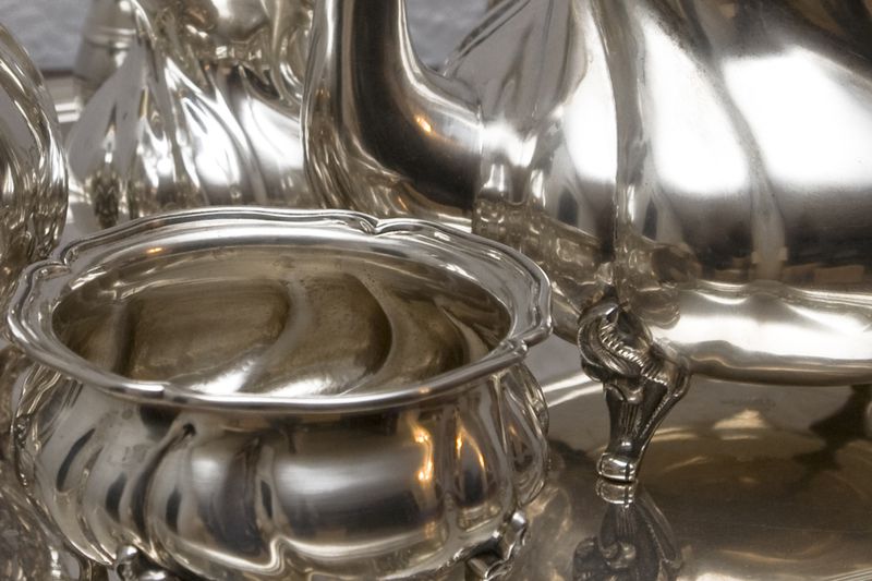 Silver abstract