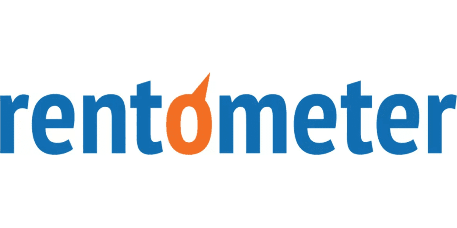 Image shows Rentometer's logo against a white background.