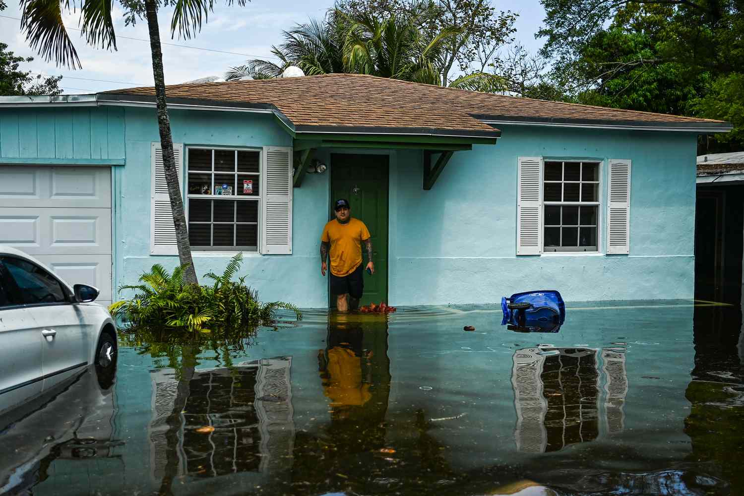 Flooded home