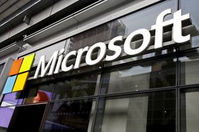 Microsoft's logo. 