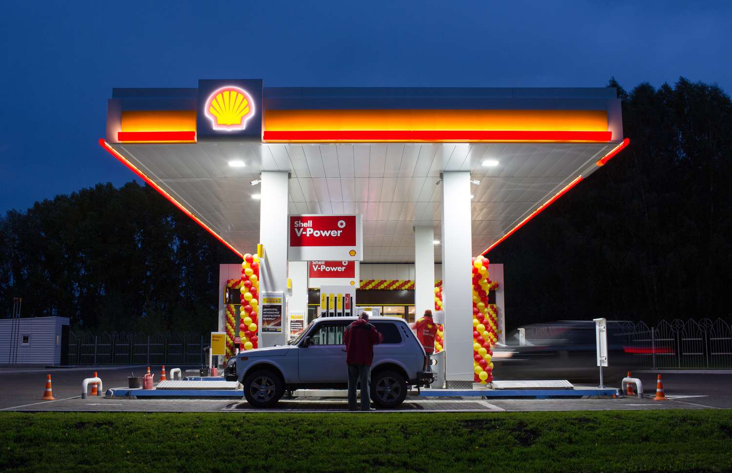 Shell gas station