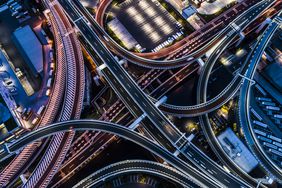 A highway interchange
