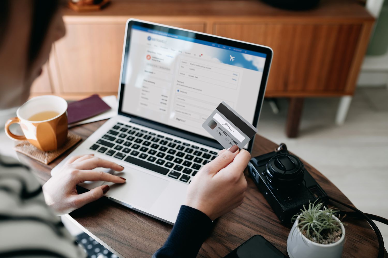 Online shopping transaction