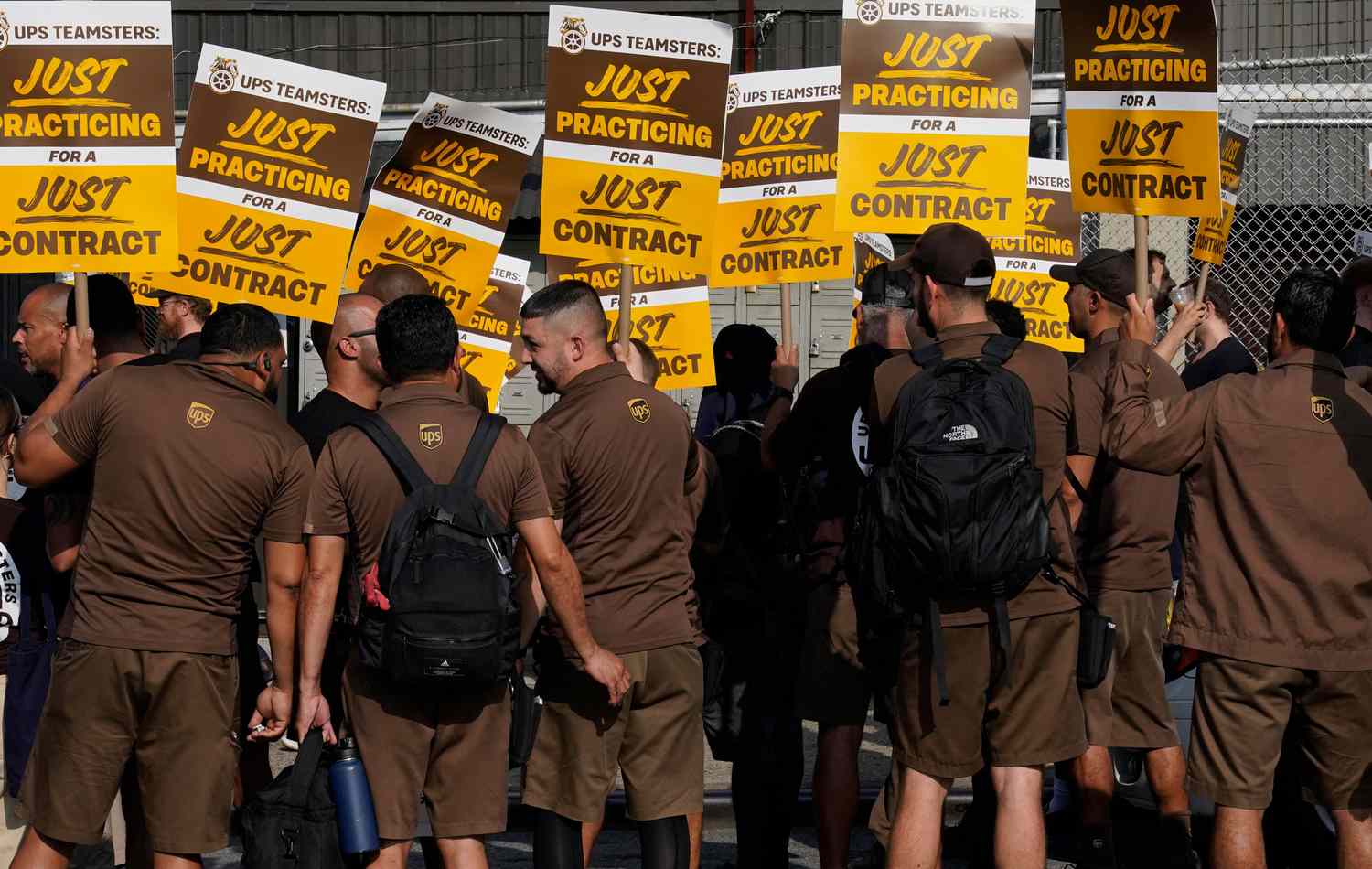 UPS Workers on Strike
