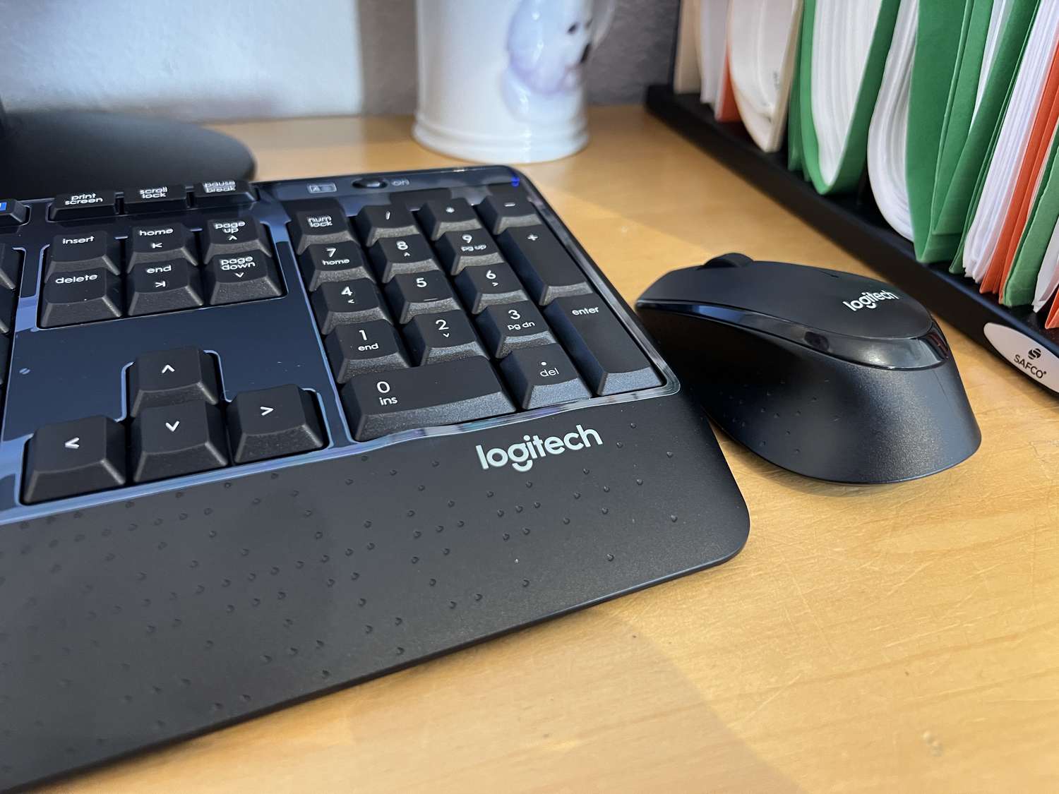 Logitech computer keyboard and mouse