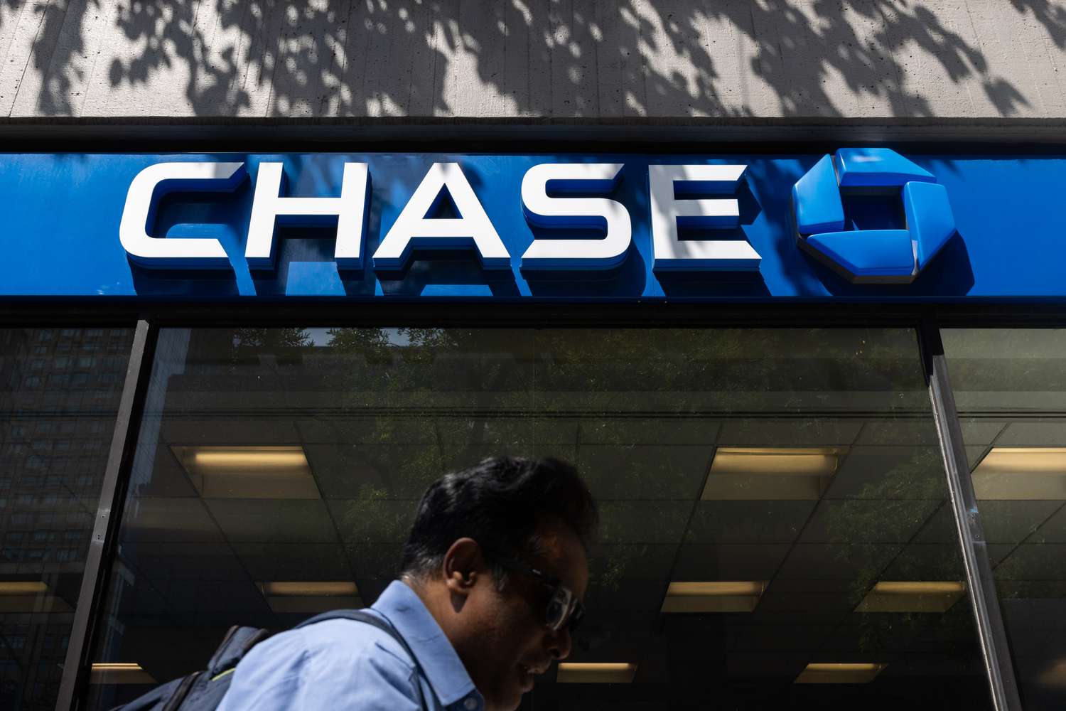 A Chase bank branch in New York on July 7, 2024. 