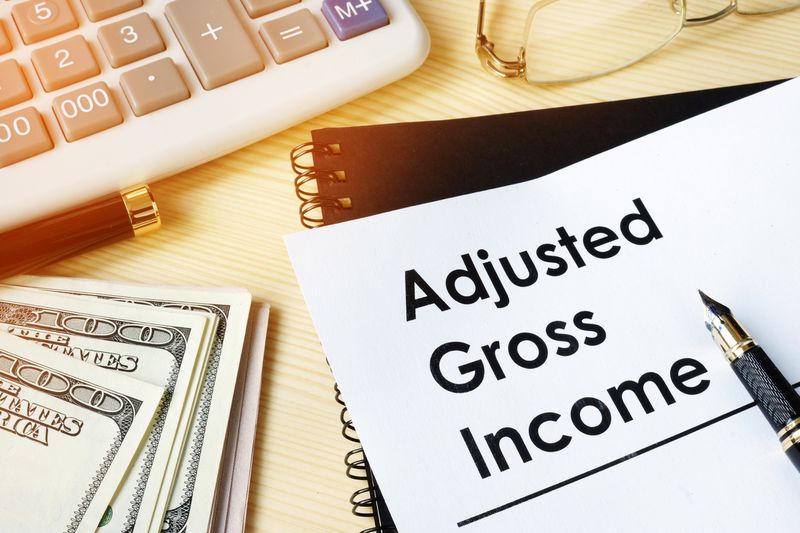 Adjusted gross income AGI.