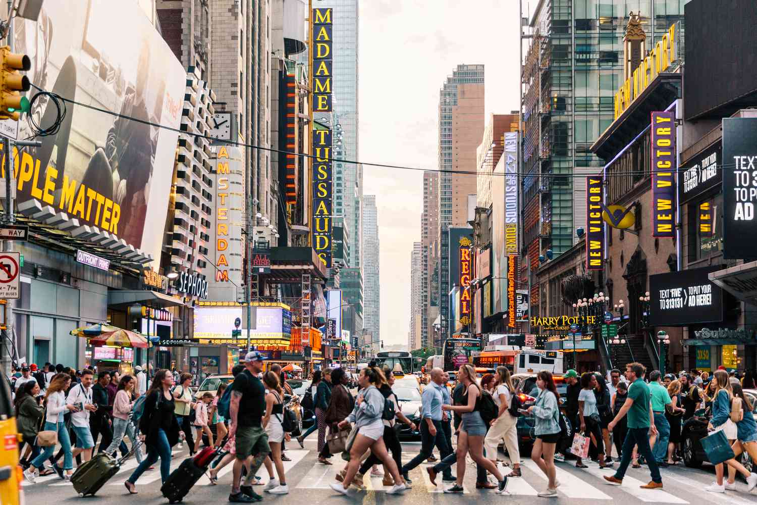 Crosswalk in NYC