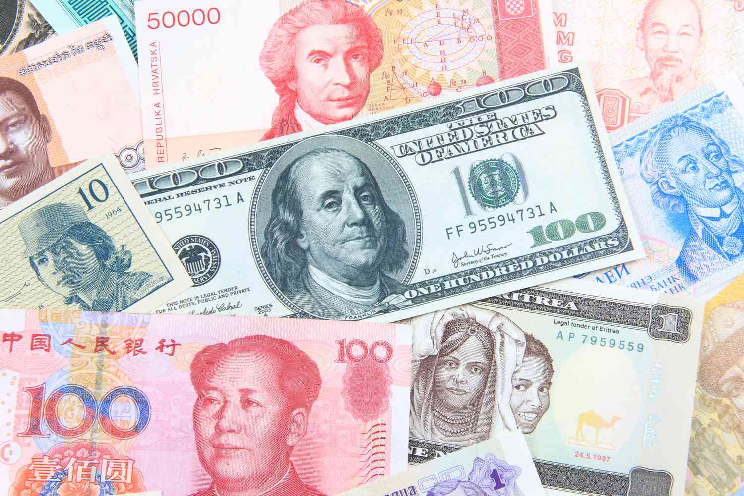 Currencies from around the world