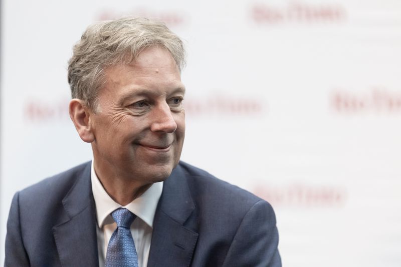 Jakob Stausholm, chief executive officer of Rio Tinto Ltd., attends a news conference after the company's annual general meeting in Perth, Australia, on Thursday, May 1, 2025