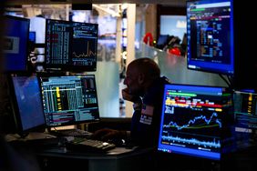 A trader works on the floor of the New York Stock Exchange (NYSE) in New York, US, on Wednesday, July 31, 2024. 