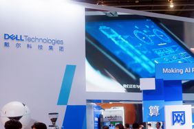 Dell Technologies exhibit at 2024WAIC in Shanghai.