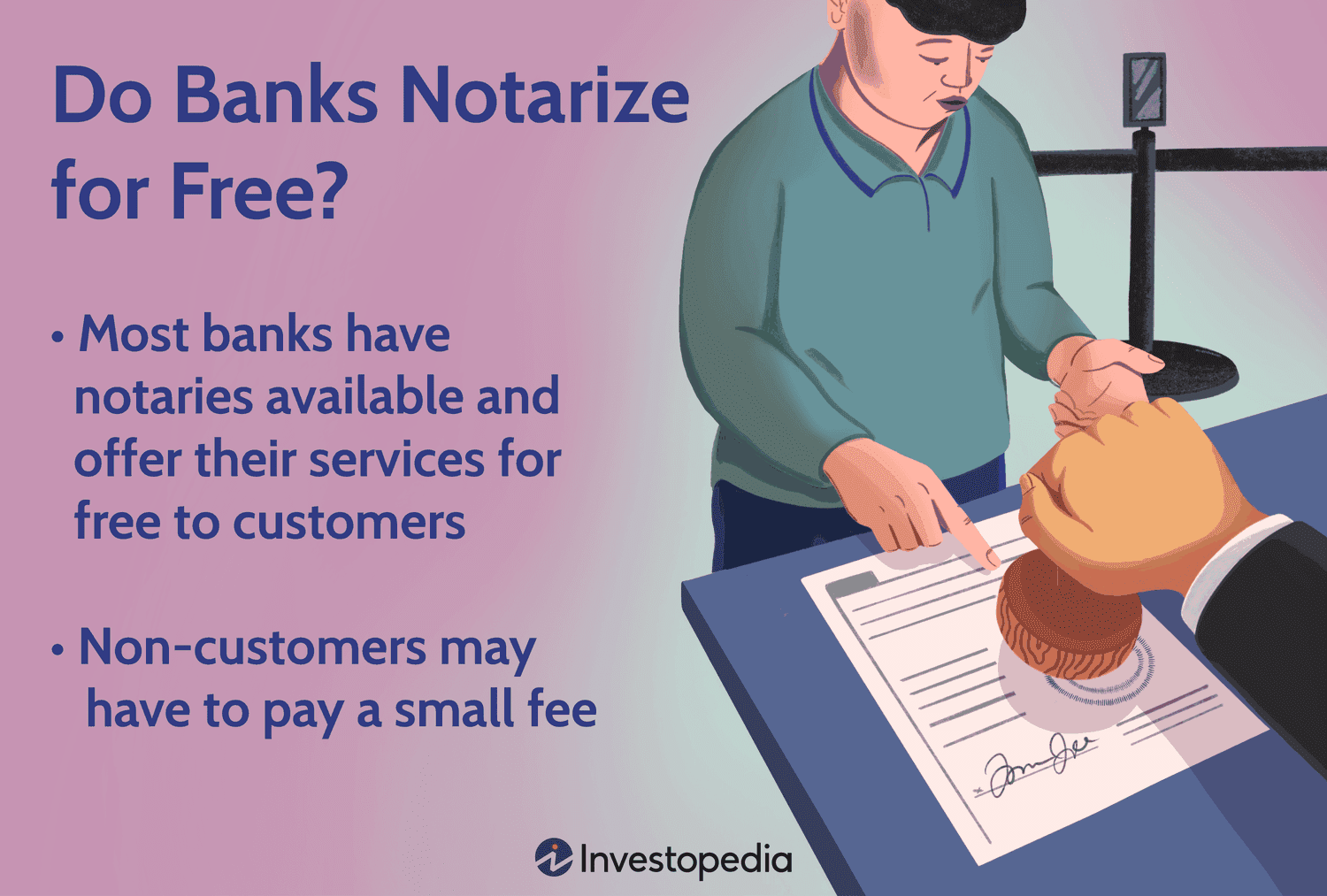 Do Banks Notarize for Free?