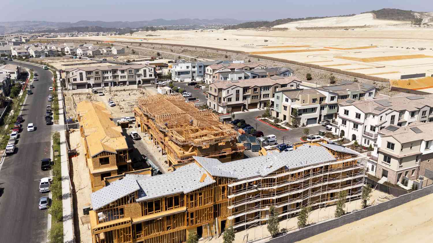 Construction continues in the Village of Rienda in Rancho Mission Viejo in unincorporated Orange County, California, in September 2024