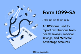 Form 1099-SA: An IRS form used to report distributions from health savings, medical savings, and Medicare Advantage accounts.