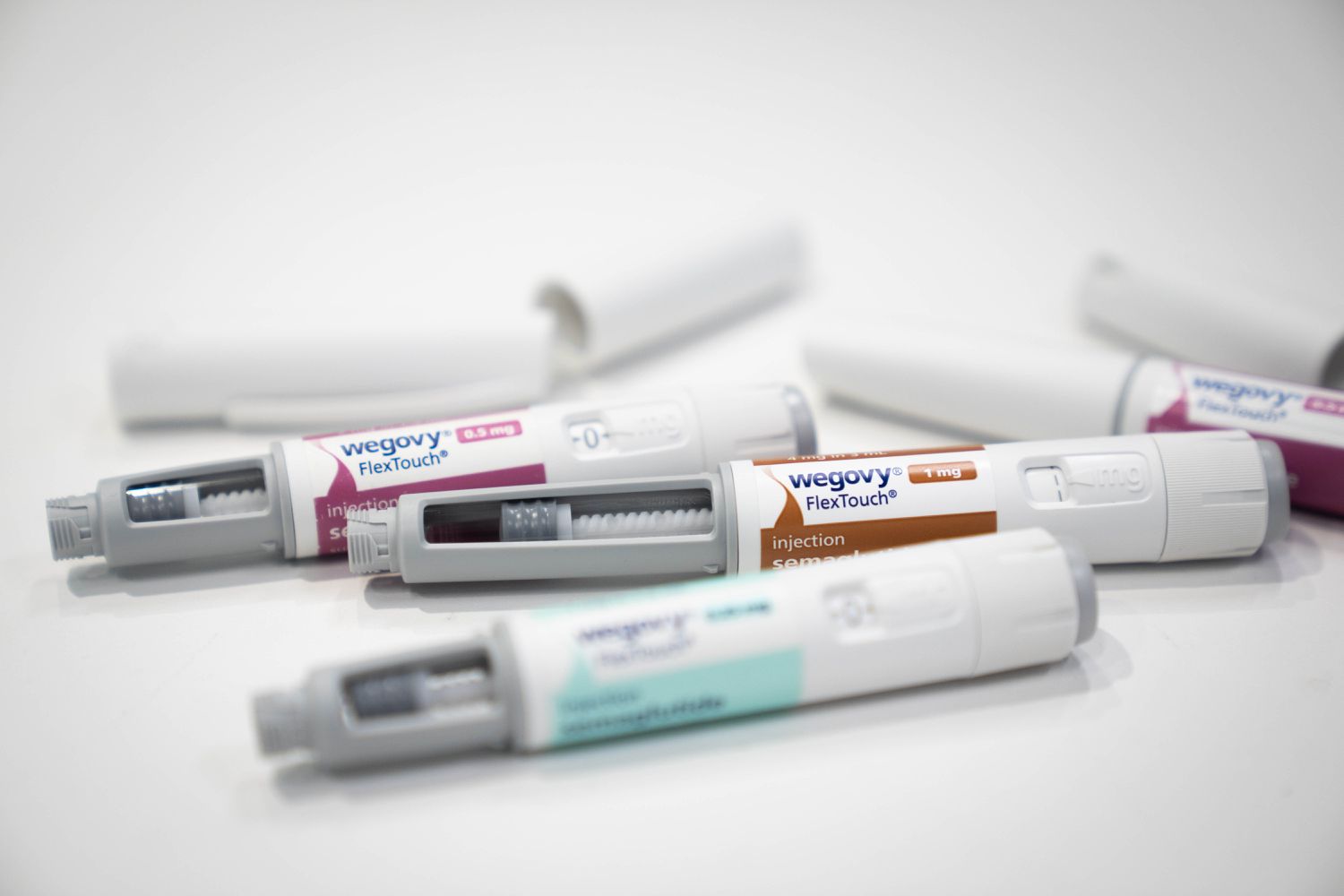 Semaglutide (GLP-1) weight-loss drug Wegovy, made by pharmaceutical company Novo Nordisk