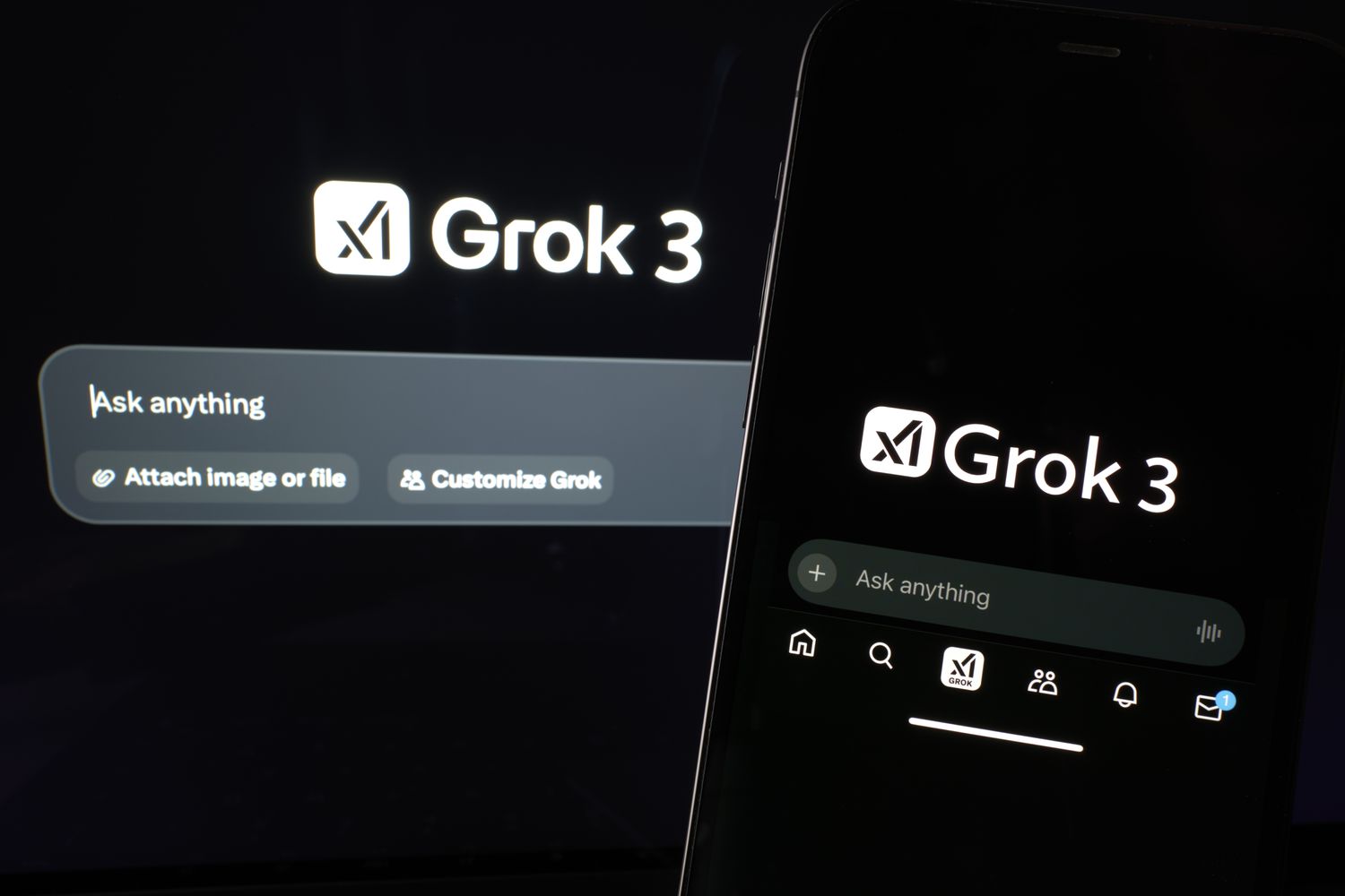 User interface of the latest Grok 3.