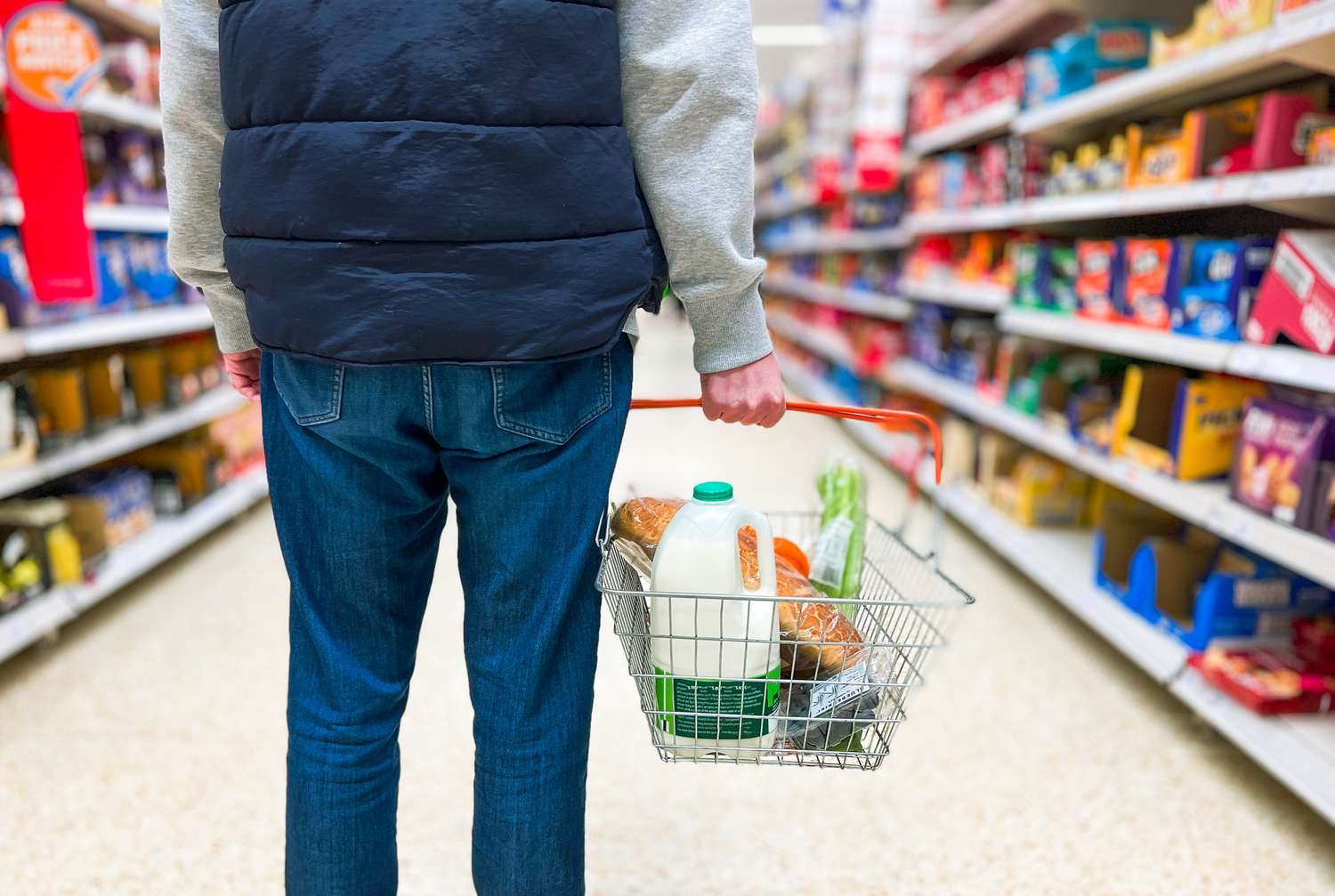 Customer at a Supermarket