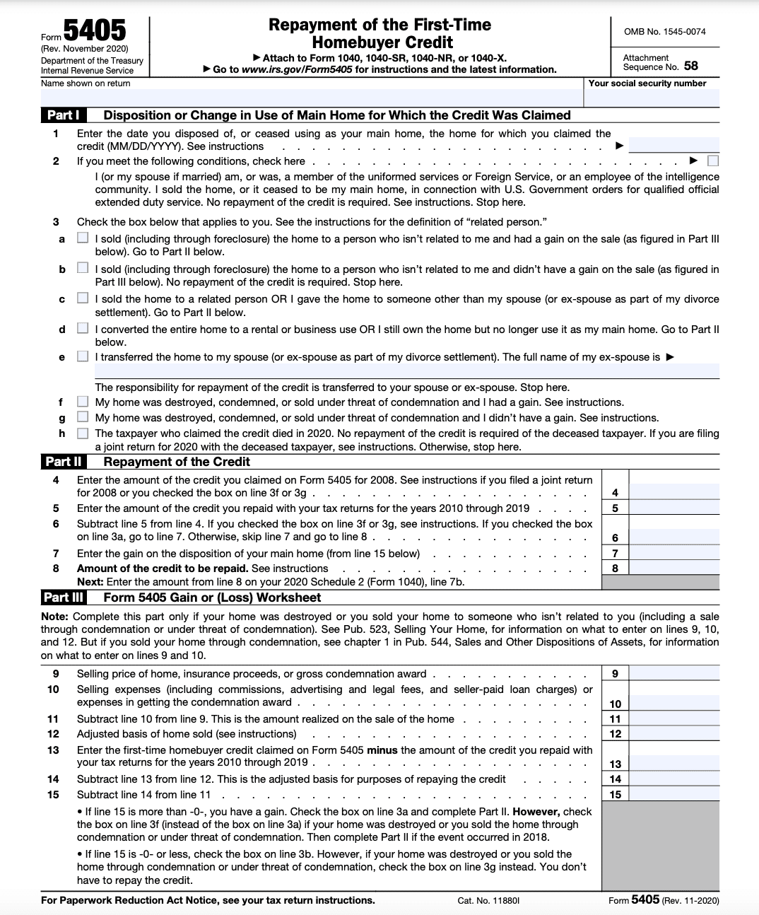 Form 5405