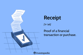 Receipt: Proof of a financial transaction or purchase.