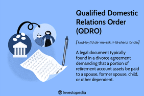 Qualified Domestic Relations Order (QDRO): A legal document typically found in a divorce agreement demanding that a portion of retirement account assets be paid to a spouse, former spouse, child, or other dependent.