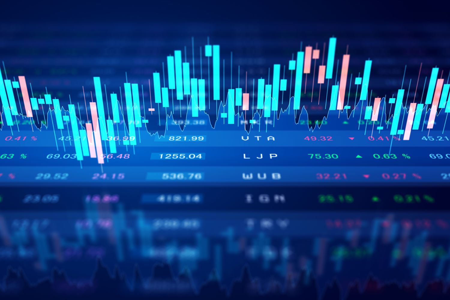An illustration of stock-market data. 