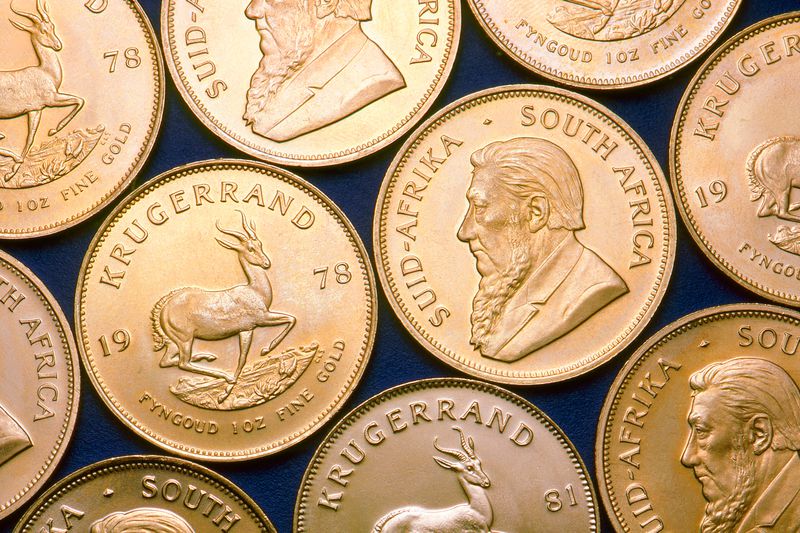 Krugerrands accounted for 90% of the world’s gold-coin market in 1980.