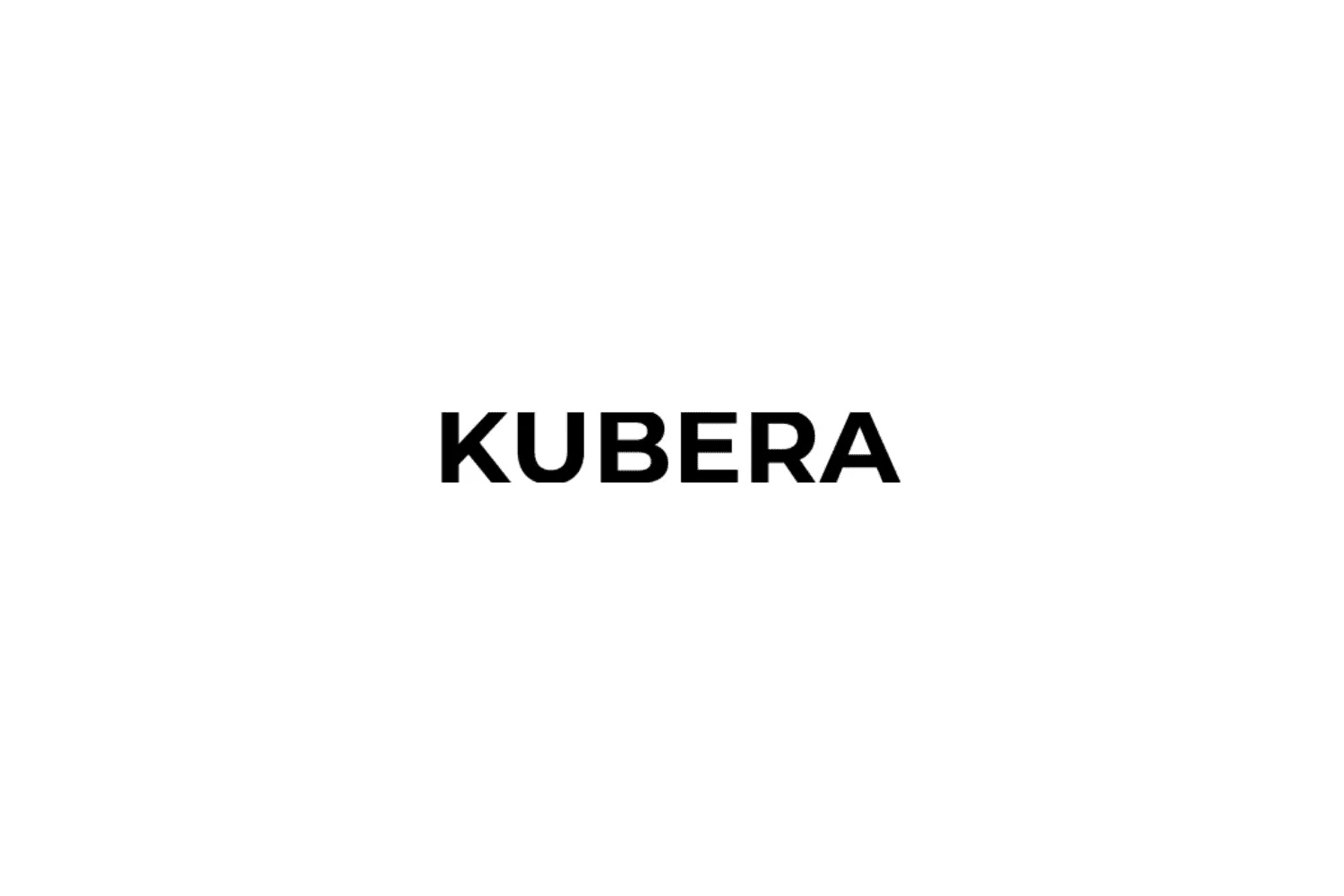 Image shows Kubera's logo against a white background. 