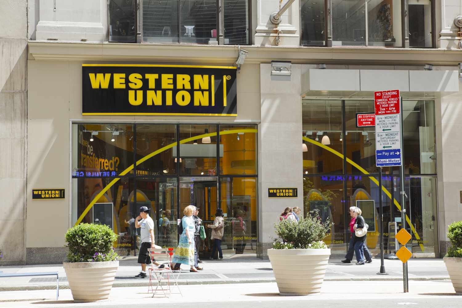 Western Union store in New York City