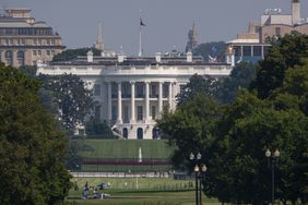 The White House is seen on August 28, 2024, in Washington, DC