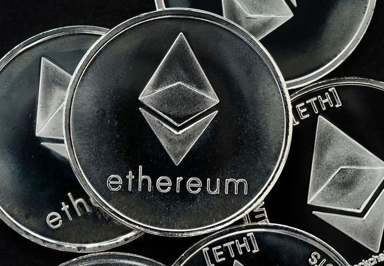 Artist’s rendering of Ethereum coins