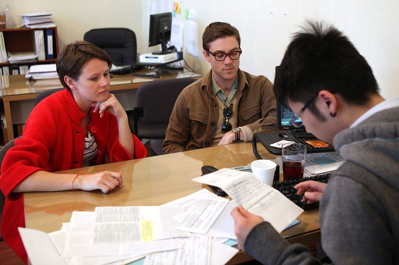 Tax Preparers Help Last-Minute Filers As Tax Deadline Looms