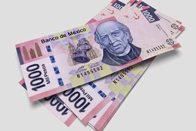 Some Bills of One Thousand Mexican Pesos