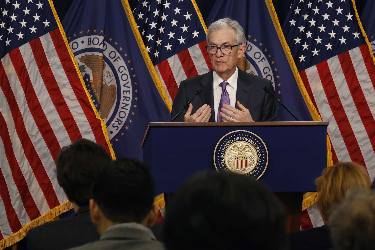 Federal Reserve Chairman Jerome Powell at a news conference in Washington, D.C., March 2024