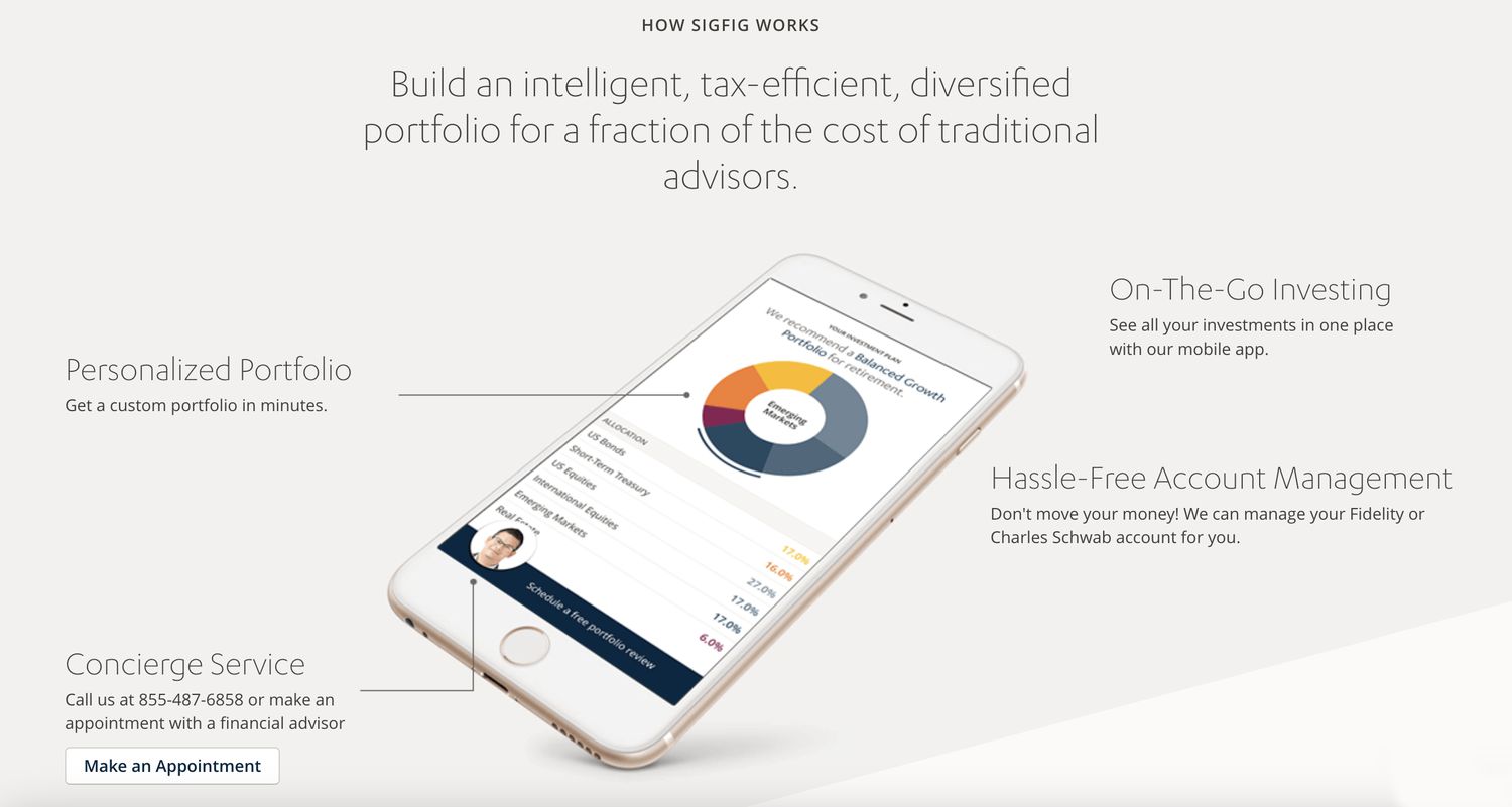 SigFig Review Mobile Experience 