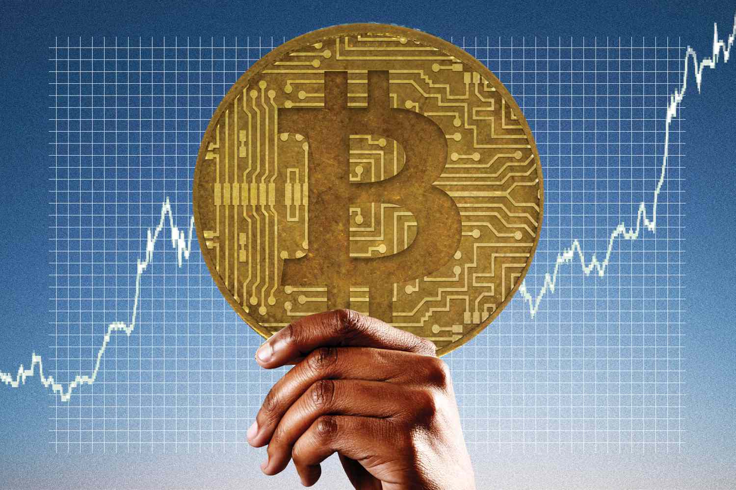 bitcoin market illustration