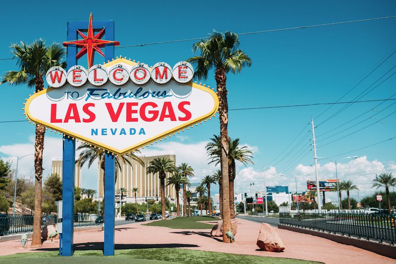 USA, Nevada, Las Vegas, Welcome To Fabulous Las Vegas Nevada Sign